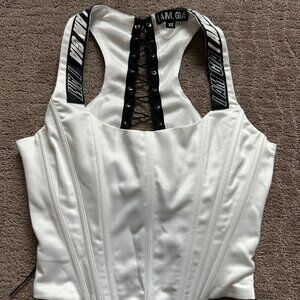 I.AM.GIA White SIOBHAN CORSET